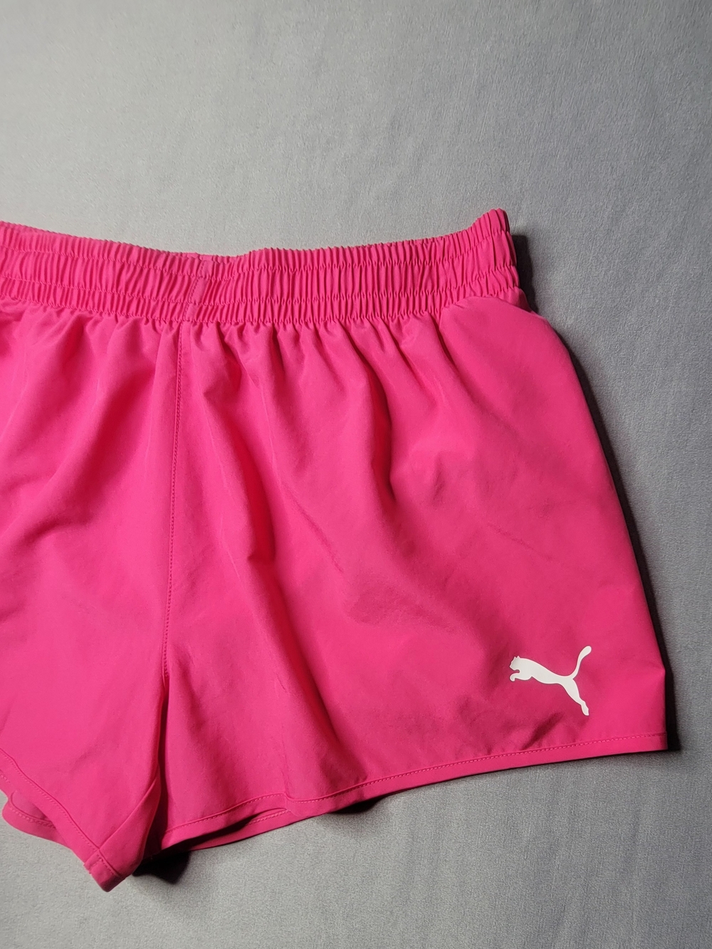 Puma Women's Neon Pink Athletic Shorts Size L